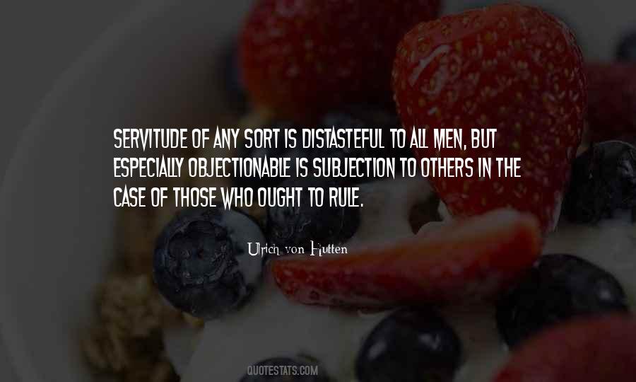 Quotes About Subjection #1810251