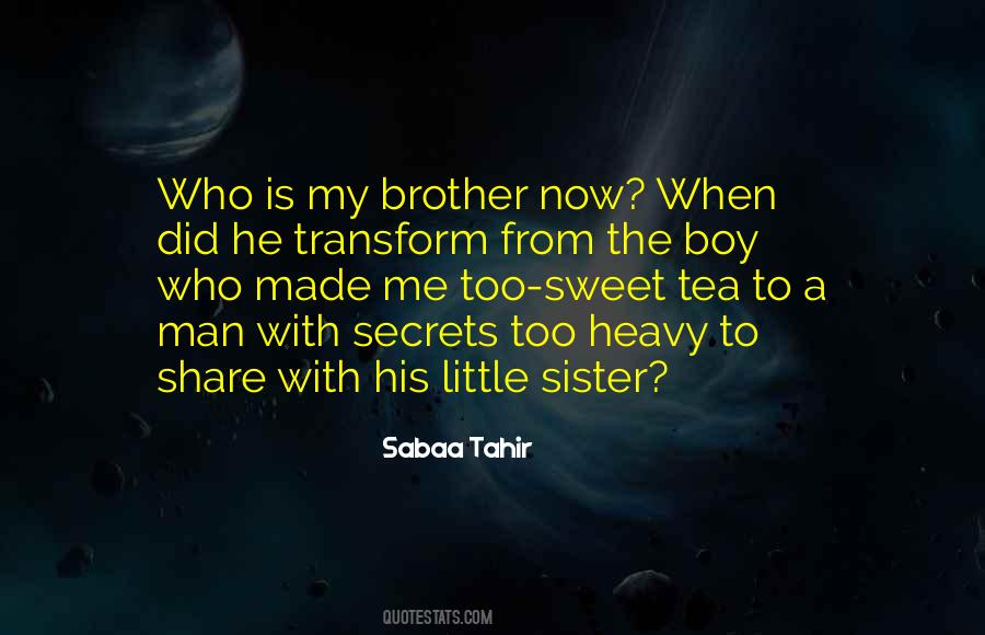 Sister With Brother Quotes #821696