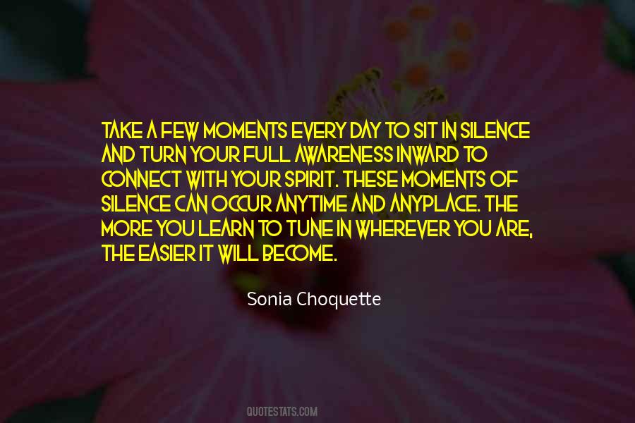 Sit In Silence Quotes #1075636