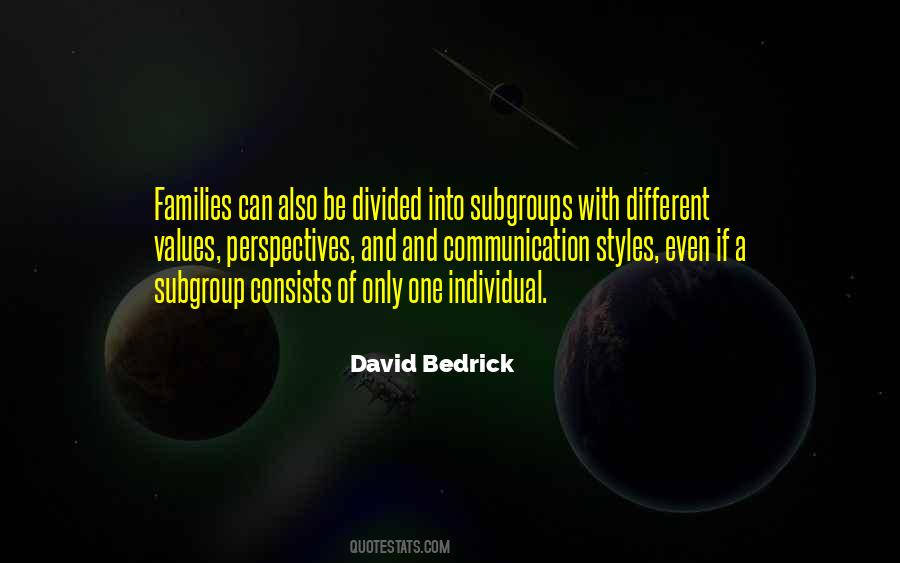 Quotes About Subgroups #1579901