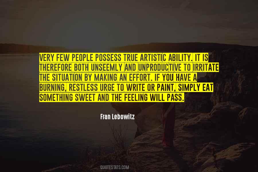 Quotes About Artistic Ability #761803