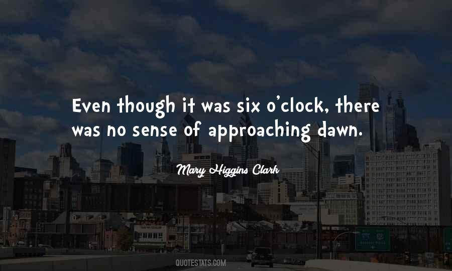 Six O'clock Quotes #2118