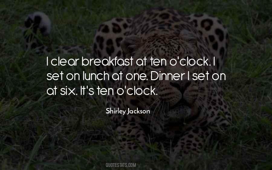 Six O'clock Quotes #62004