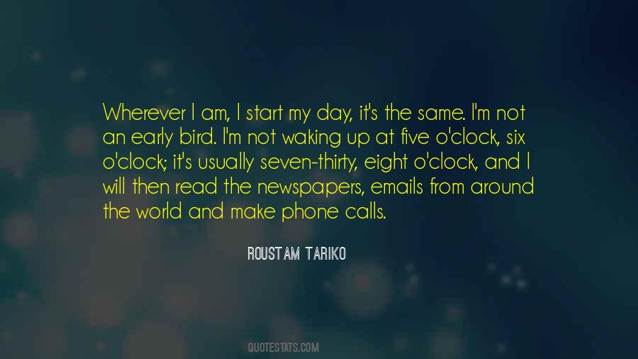 Six O'clock Quotes #743833