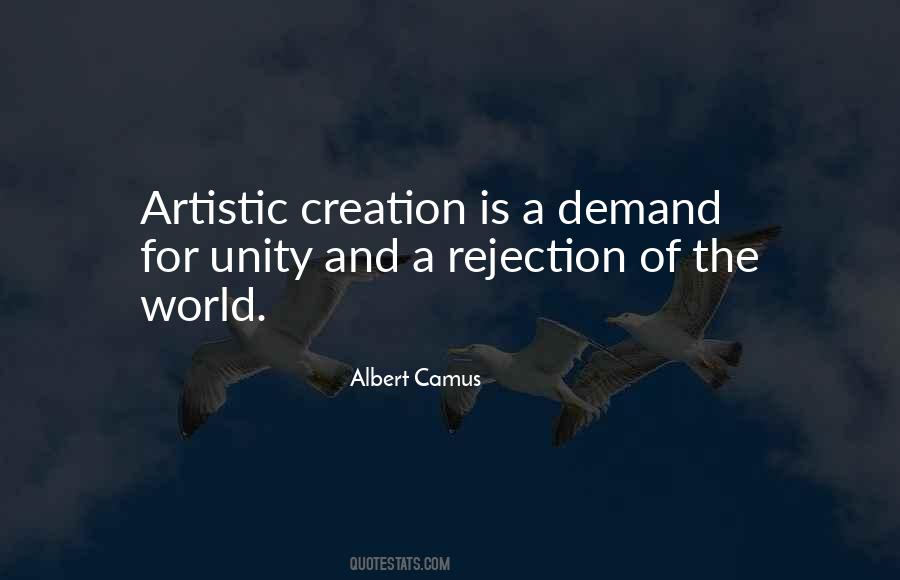 Quotes About Artistic Creation #115061