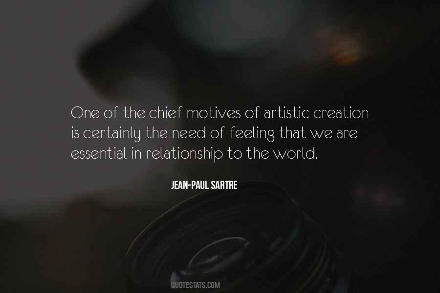 Quotes About Artistic Creation #692833