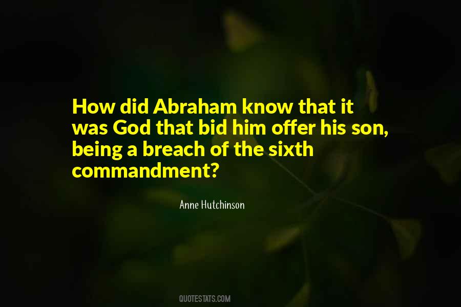 Sixth Commandment Quotes #1163649