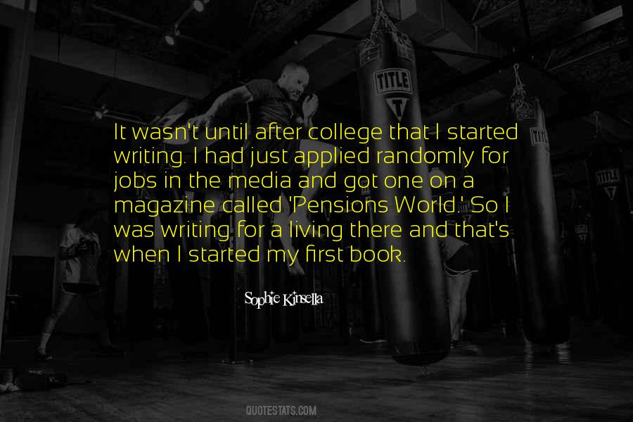 Quotes About After College #1098960