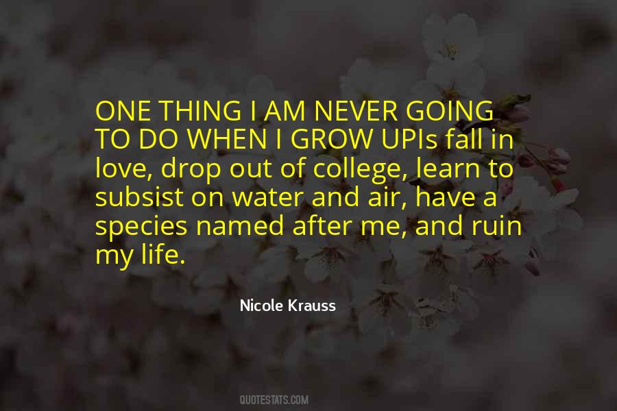 Quotes About After College #215160