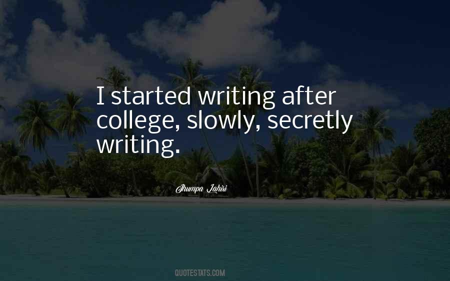 Quotes About After College #49471