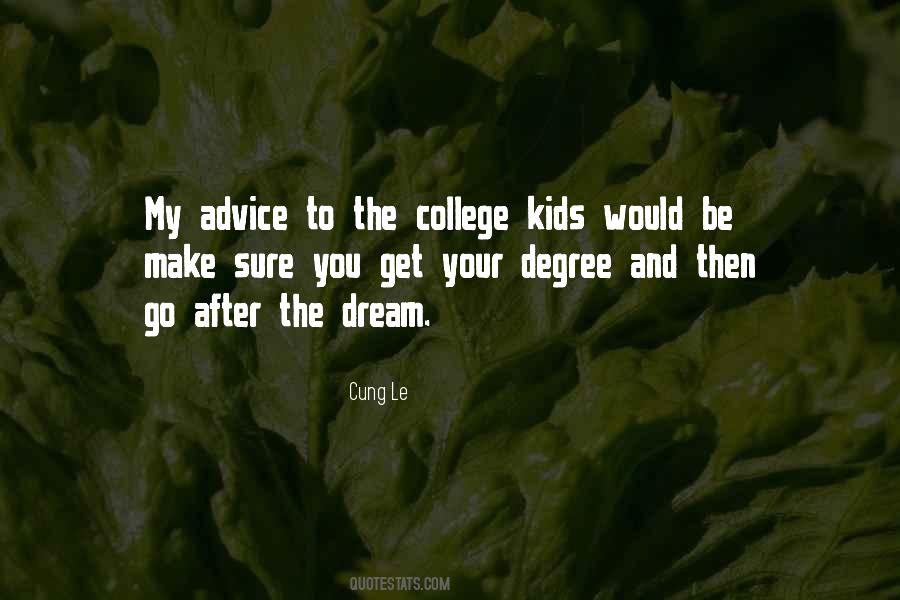 Quotes About After College #66893