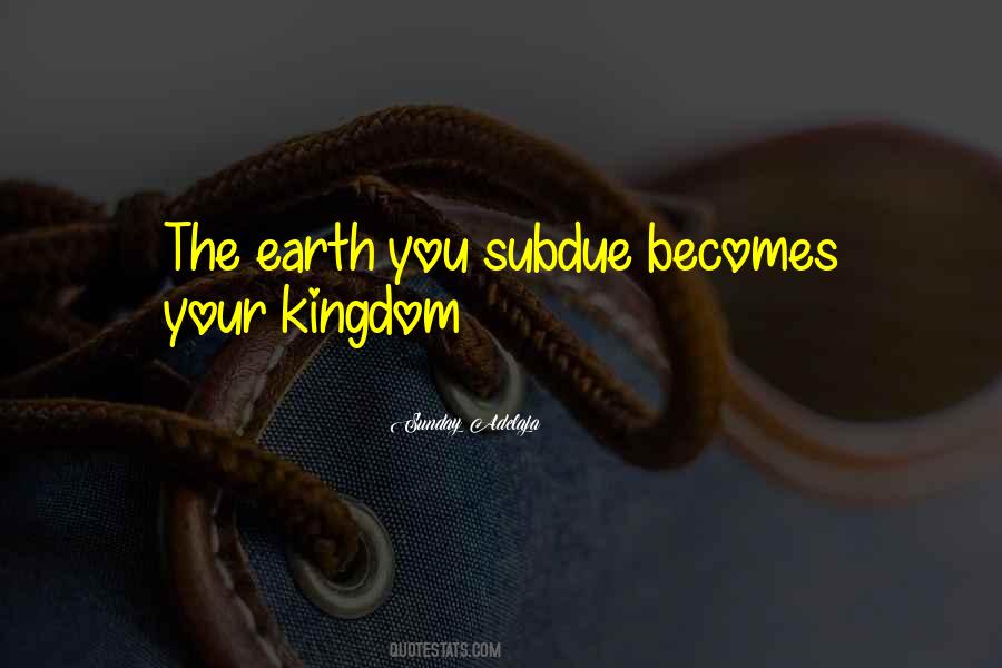 Quotes About Subdue #666641