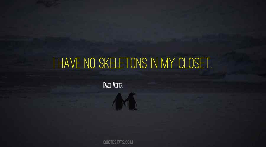 Skeletons In My Closet Quotes #414931