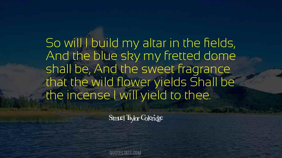 Sky And Flower Quotes #1676028