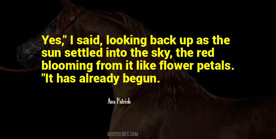 Sky And Flower Quotes #1689840