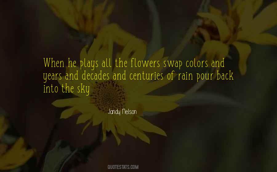 Sky And Flower Quotes #1773390