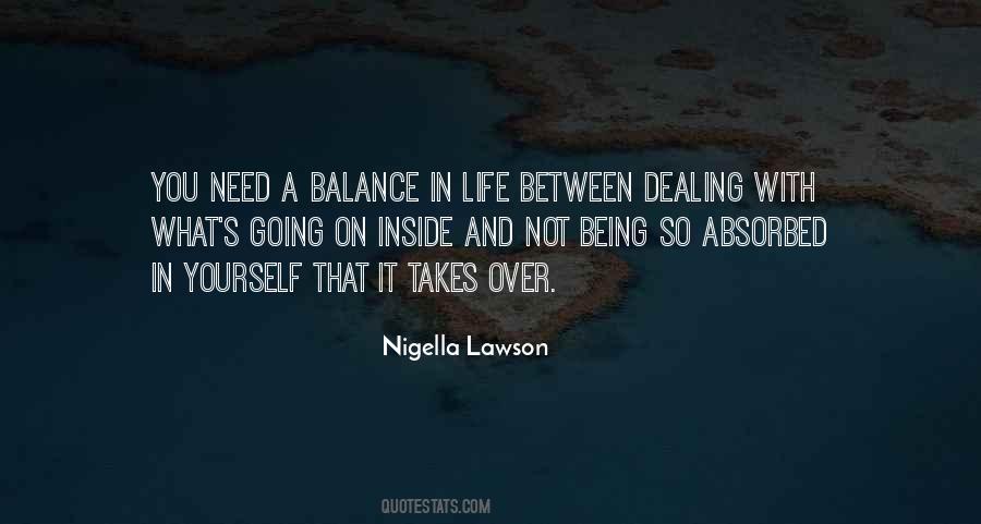 Quotes About Balance In Life #1391301