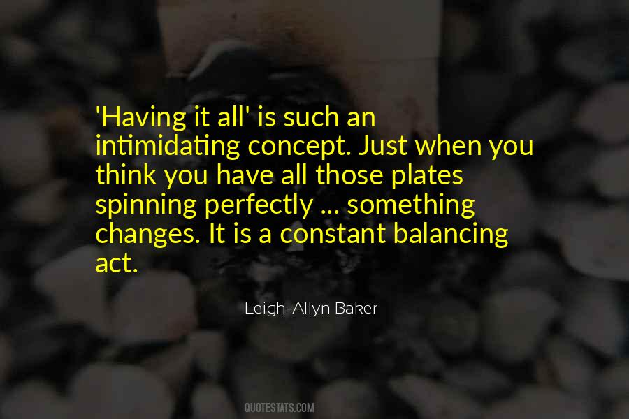 Quotes About Balancing #895810