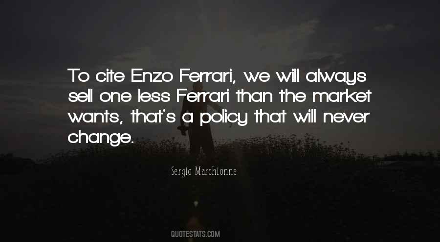 Quotes About Enzo Ferrari #924844