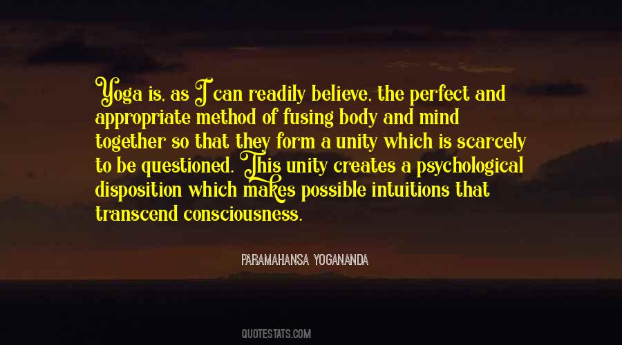 Quotes About Unity Consciousness #38140