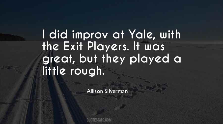 Quotes About Yale #619314