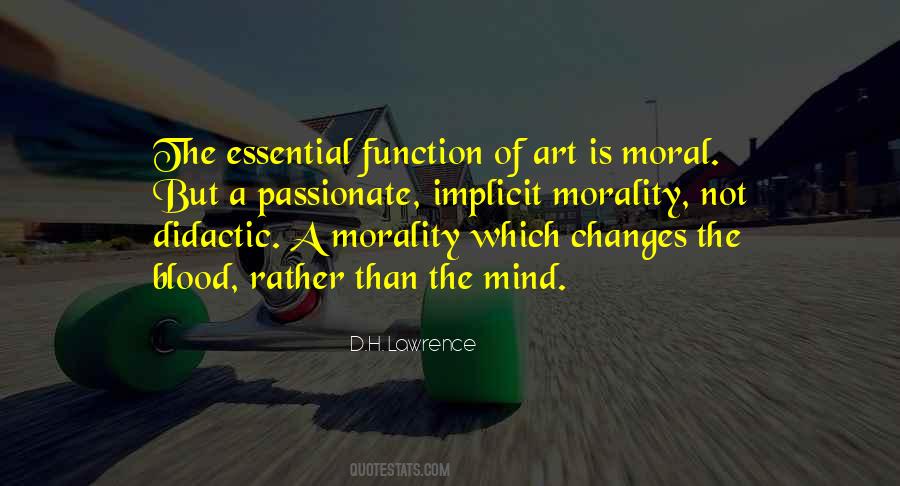 Quotes About Art And Morality #1053217