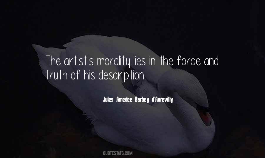 Quotes About Art And Morality #1554924