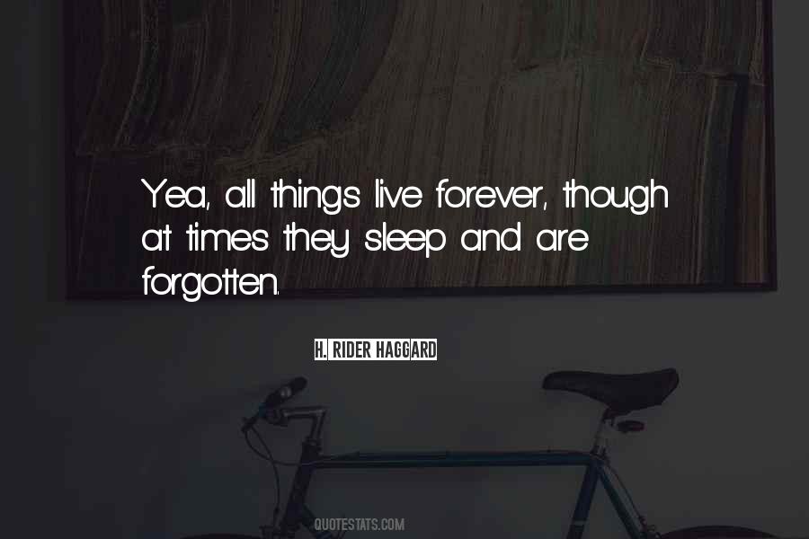 Sleep And Forget Quotes #766753