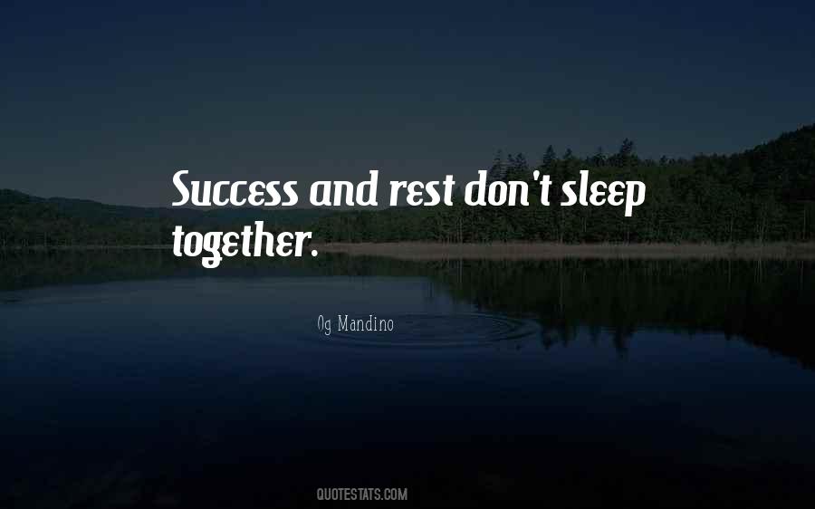 Sleep And Rest Quotes #1668920