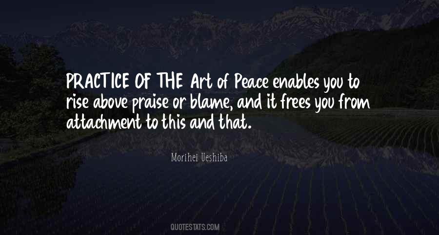 Quotes About Art And Peace #1004401