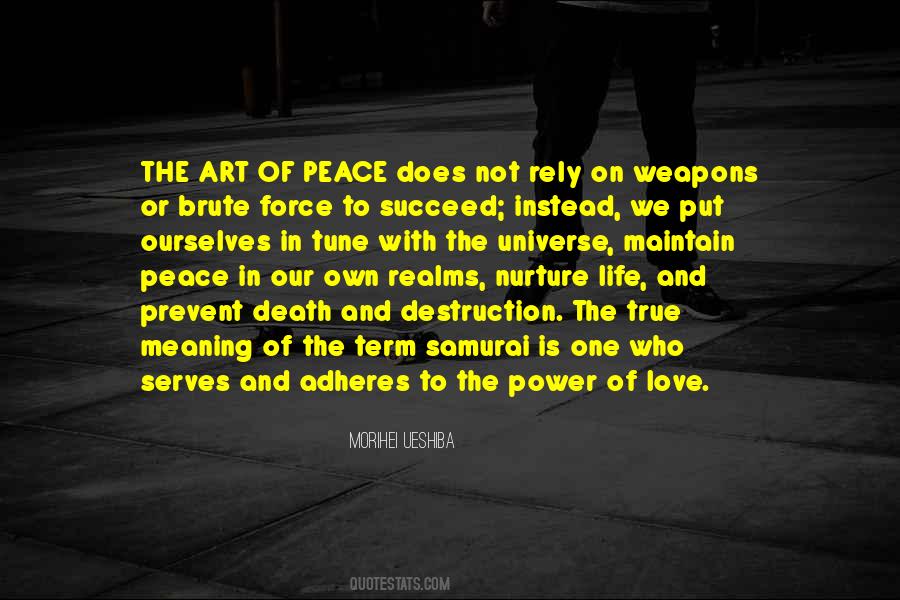 Quotes About Art And Peace #1587156