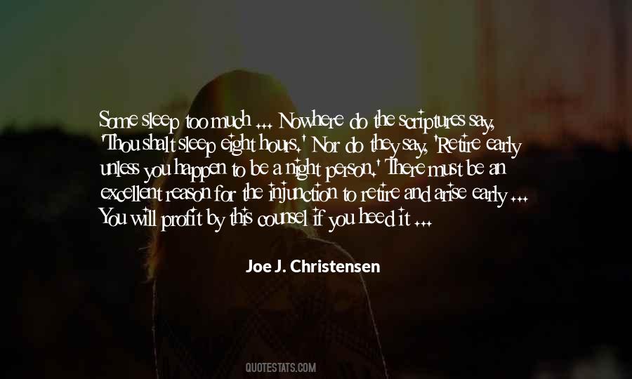 Sleep Early Quotes #317289