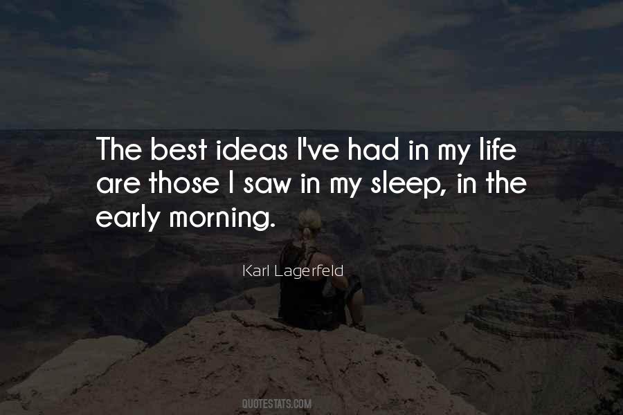 Sleep Early Quotes #37837
