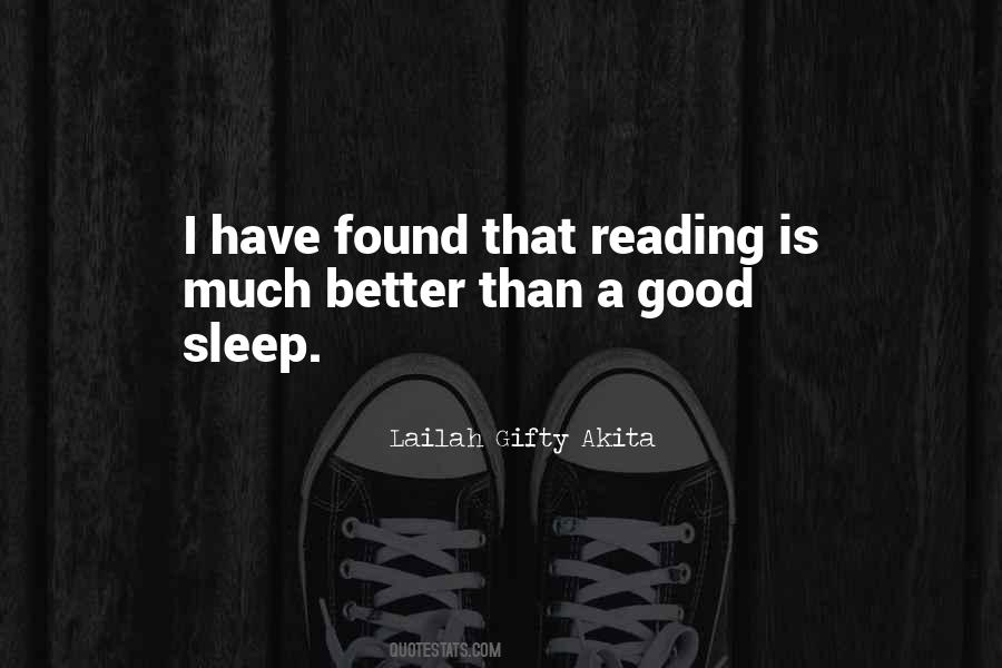 Sleep Good Quotes #226424