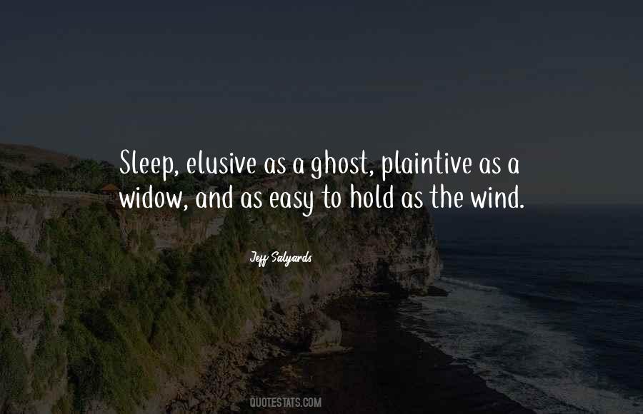 Sleep Is Elusive Quotes #687164