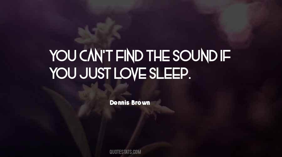 Sleep Love Quotes #23399