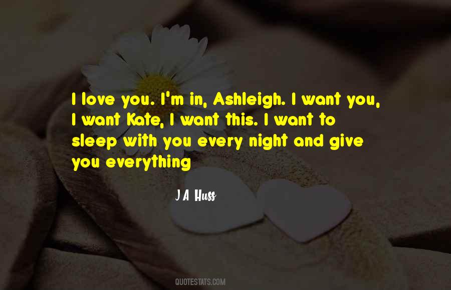 Sleep Love Quotes #92818