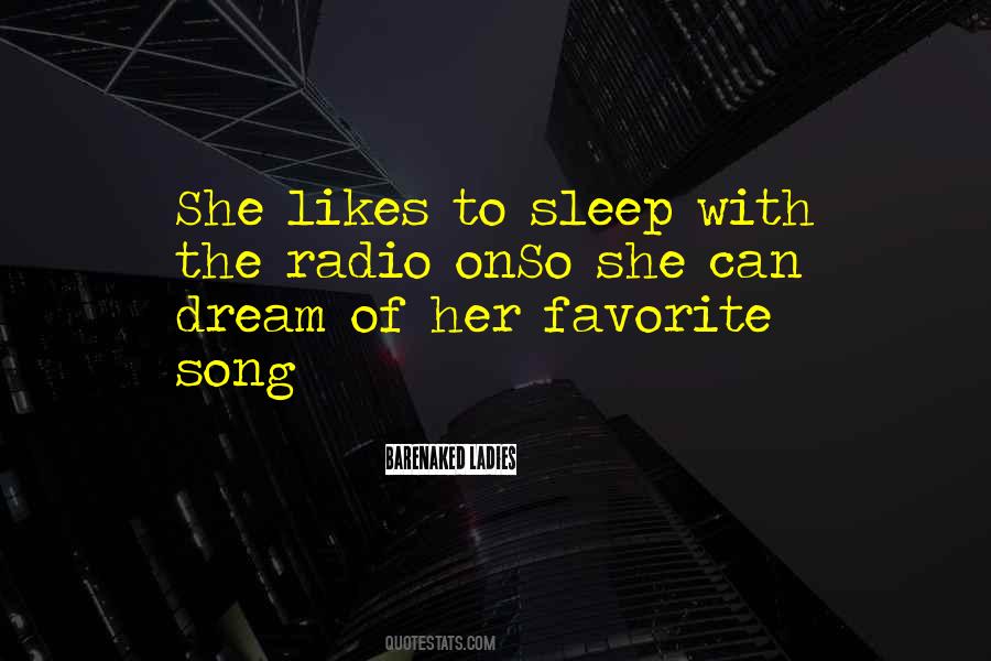 Sleep Song Quotes #1076608