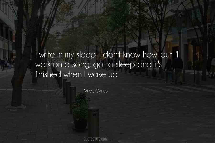 Sleep Song Quotes #213179