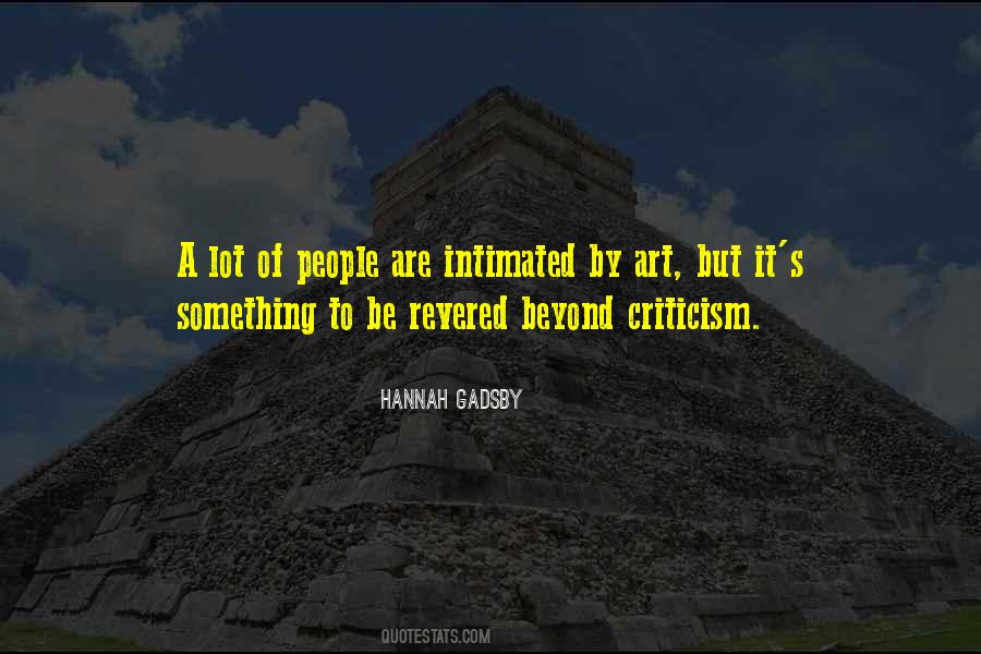 Quotes About Art Criticism #1239170