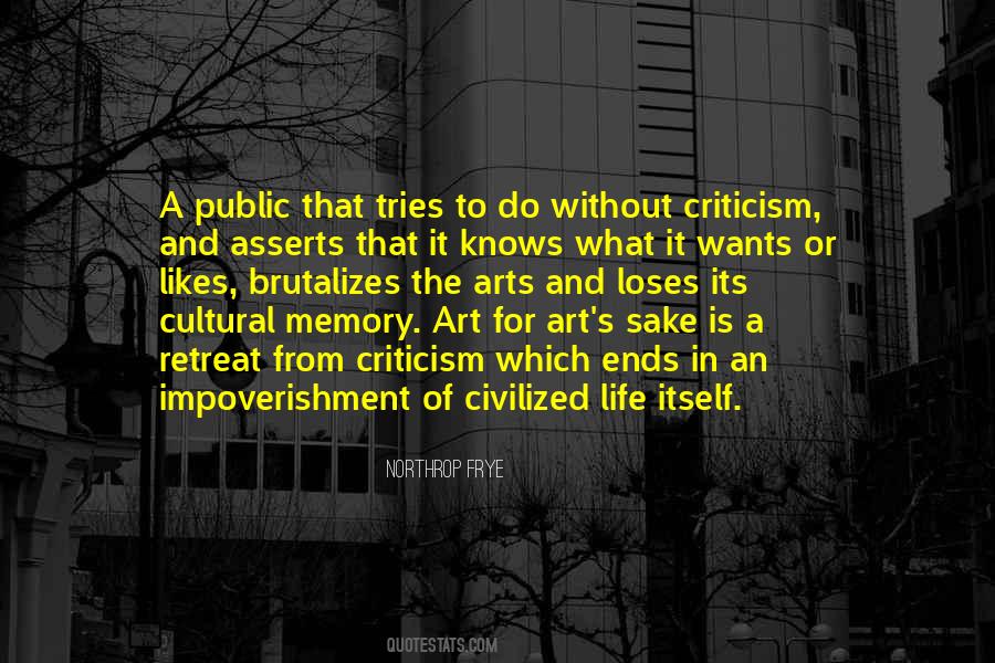 Quotes About Art Criticism #696692