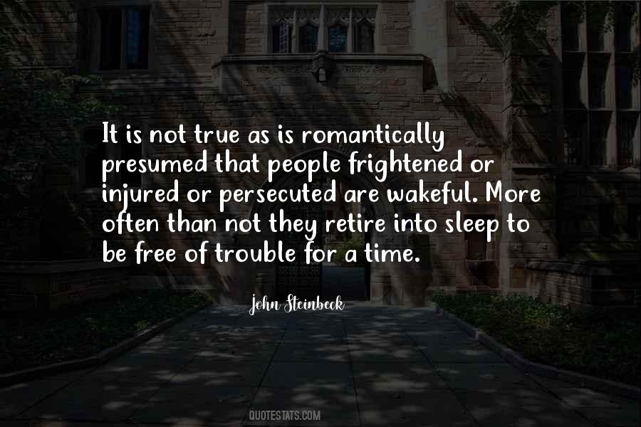 Sleep Trouble Quotes #1072208