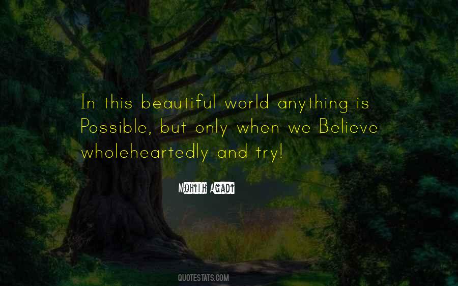 Quotes About Beautiful World #19826
