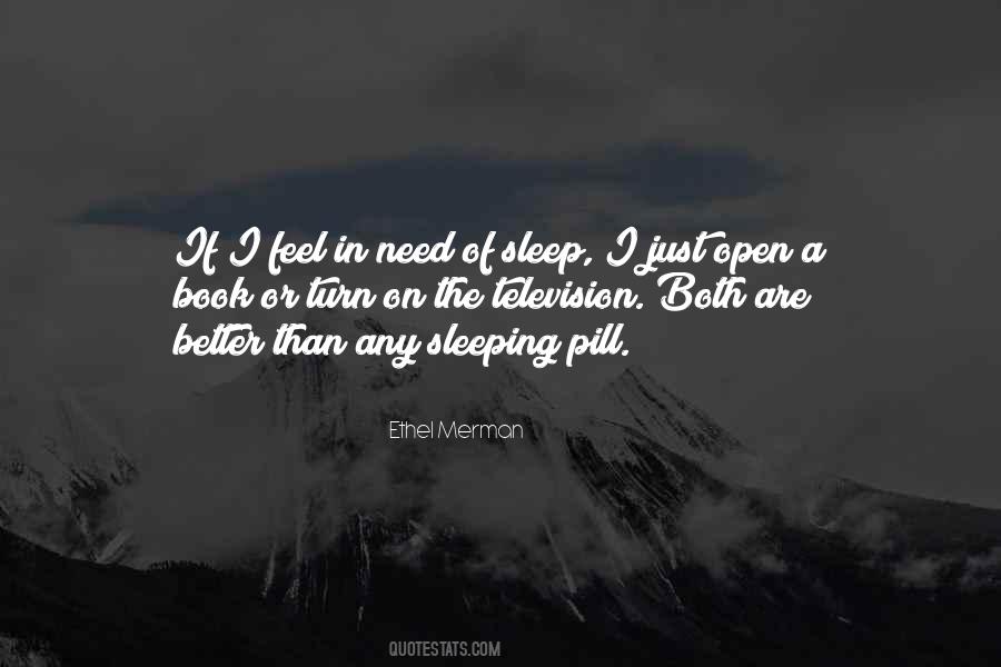 Sleeping Pill Quotes #1872766