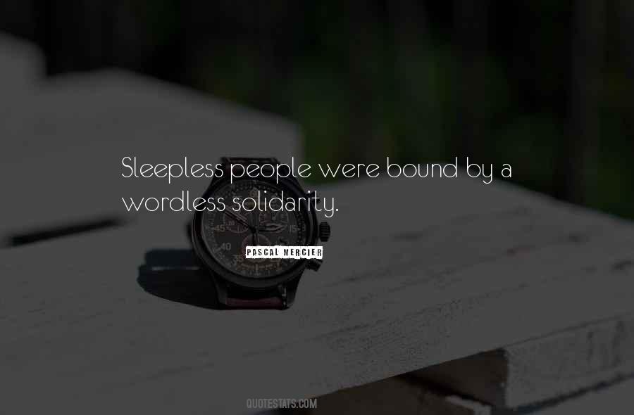 Sleepless Quotes #377086