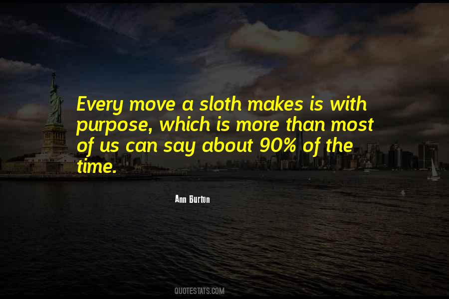 Sloth Quotes #88968