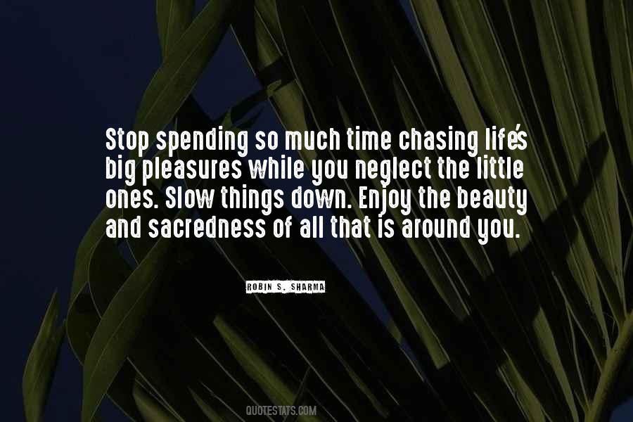 Slow Things Down Quotes #1017034