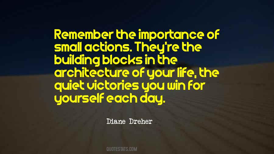 Small Actions Quotes #1095913