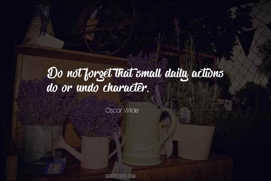 Small Actions Quotes #217596