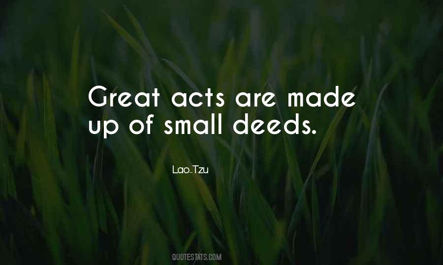 Small Acts Quotes #7049